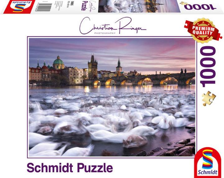 Produktbild Schmidt Spiele Prag Schwäne (1000 Teile)