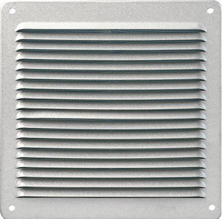 Maico Murrist 228x228 mm, aluzinc con rete zanzariera e fori per le viti, da montare all'esterno