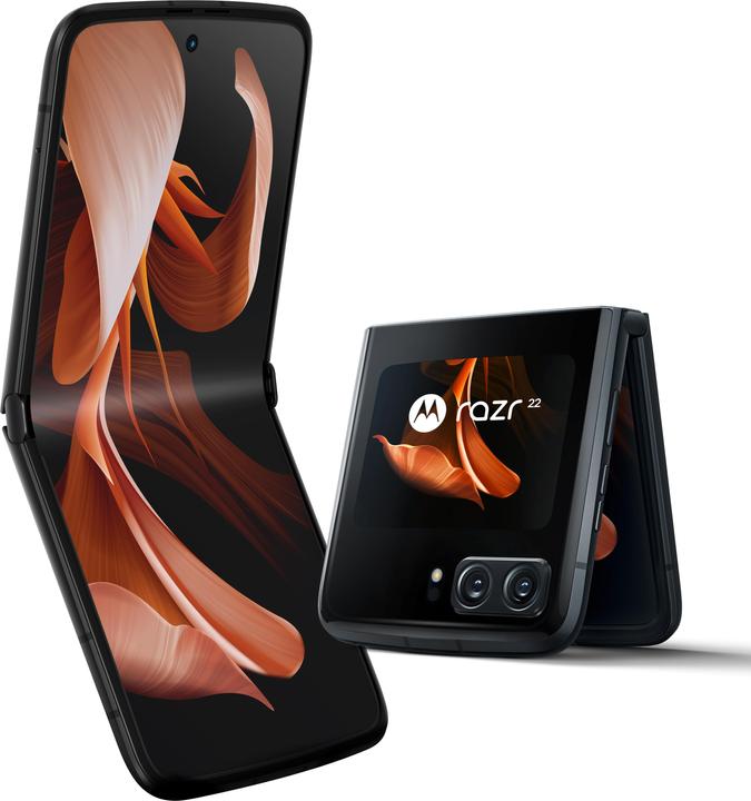 Actual product image Motorola Razr 22 (256 GB, Satin Black, 6.70", SIM + eSIM, 50 Mpx, 5G)