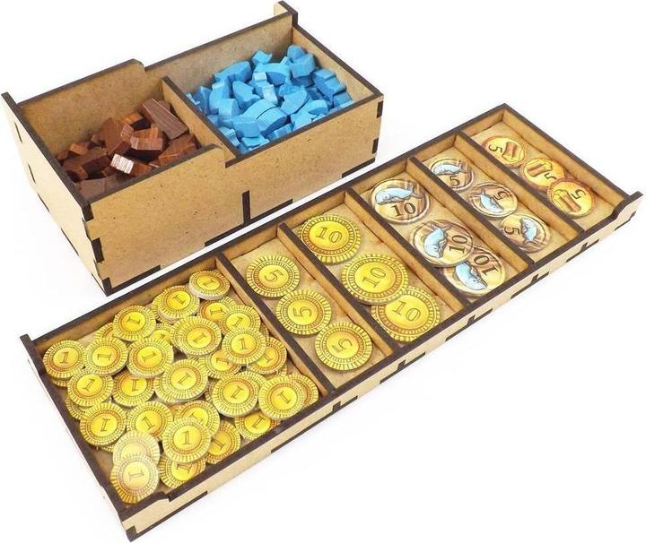 Image du produit Feldherr NUSS - Organiseur de jeu de société pour Nusfjord et extension Pont de la Plie