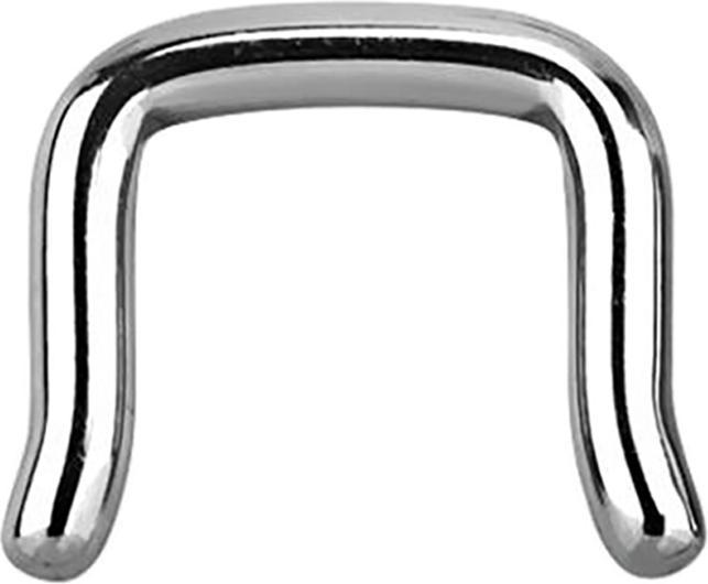 Image du produit Star Piercing Anneau Septum U coudé argent (sans laiton, Acier chirurgical 316L)