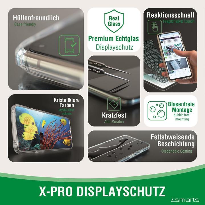 Actual product image 4smarts Second Glass X-Pro (1 Piece, Samsung Galaxy A22, Samsung Galaxy A32)