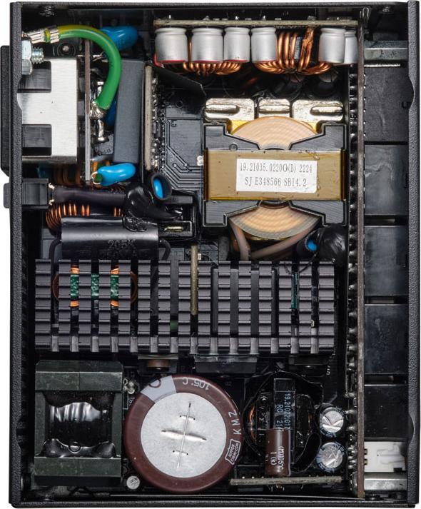 Actual product image Phanteks Revolt SFX 80 PLUS Platinum power supply, modular, ATX 3.0 - 850 Watt (850 W)