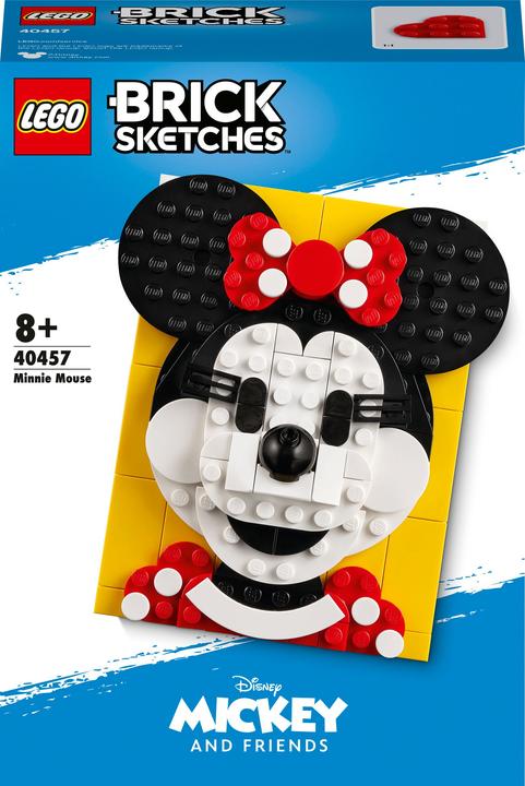 Actual product image LEGO Brick Sketches - Minnie Mouse (40457, LEGO Disney, LEGO Rare Sets)