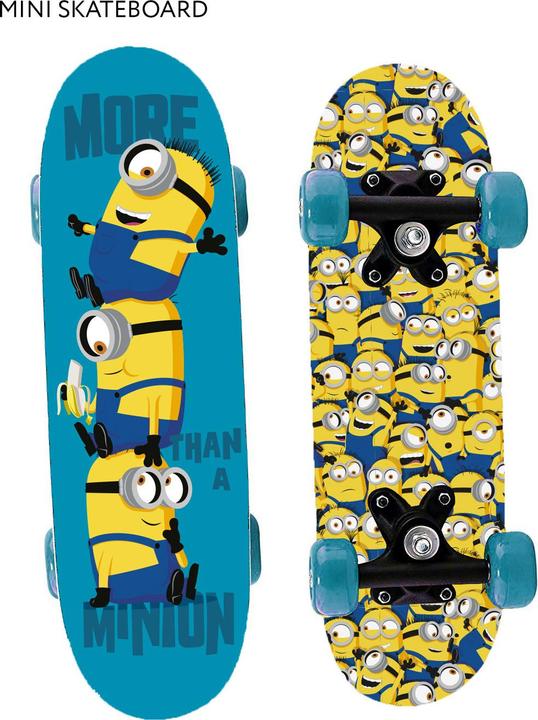 Image du produit Minions Mini-Skateboard En Bois "Plus Qu'Un Minion