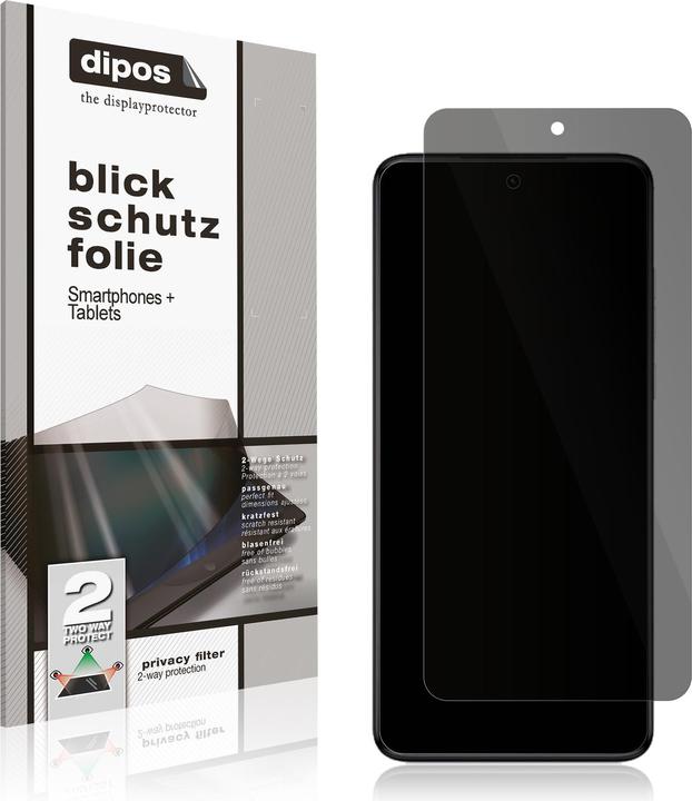 Produktbild Dipos Blickschutzfolie 2-Way Anti-Shock (1 Stück, Motorola Moto G84)