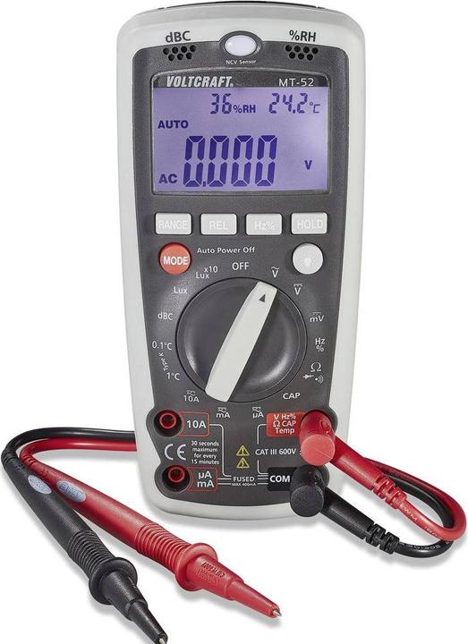 Actual product image Voltcraft MT-52 SE (CAT III 600V)