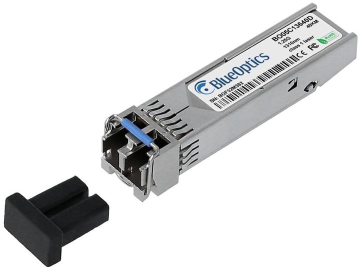 Actual product image BlueOptics Raisecom USFP-Gb/LH1-D-R Compatible SFP Transceiver for Singlemode Gigabit Highspeed Data