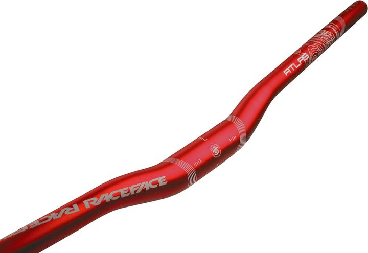 Actual product image Race Face Cintre ATLAS FR Rise 12.7mm 31.8/785mm Rouge (31.80 mm)