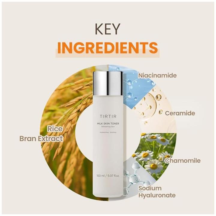 Productafbeelding TirTir Melk Huid Toner (Reinigende melk, 150 ml)