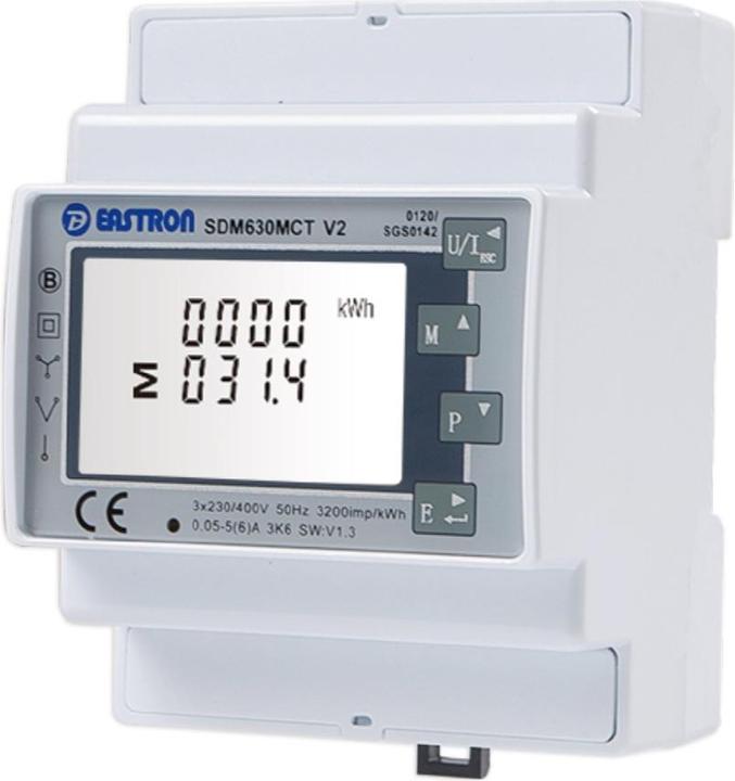 Immagine prodotto Growatt Contatore elettrico trifase UE 250A Contatore intelligente