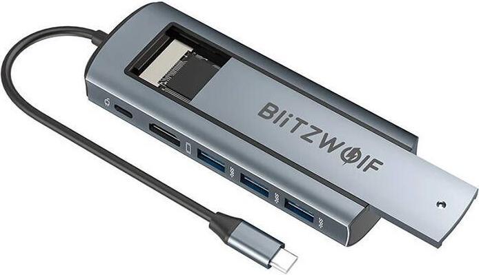 Immagine prodotto BlitzWolf Adaptér 6w1 HUB BW-Neo TH13 (USB-C, 6 Porti)