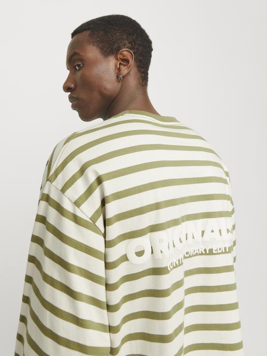 Actual product image Jack & Jones Gestreift Rundhalsausschnitt T-shirt T-shirt (XXL)