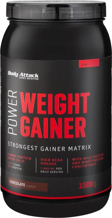Produktbild Body Attack Power Weight Gainer (1500g Dose) (Cookies and Cream, 1 Stk., 1500 g)