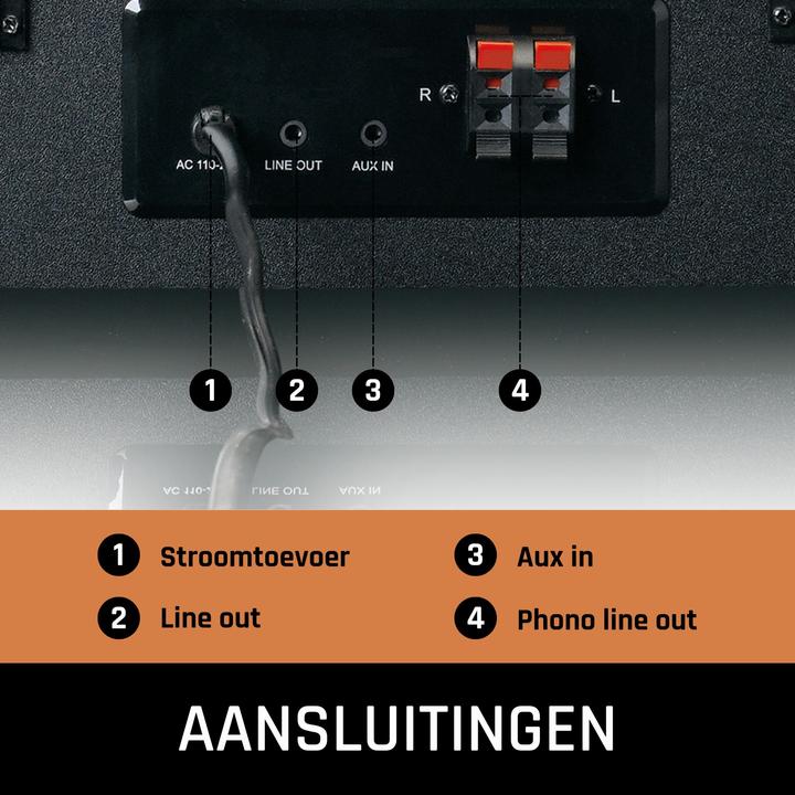 Actual product image Lenco MC-460BK