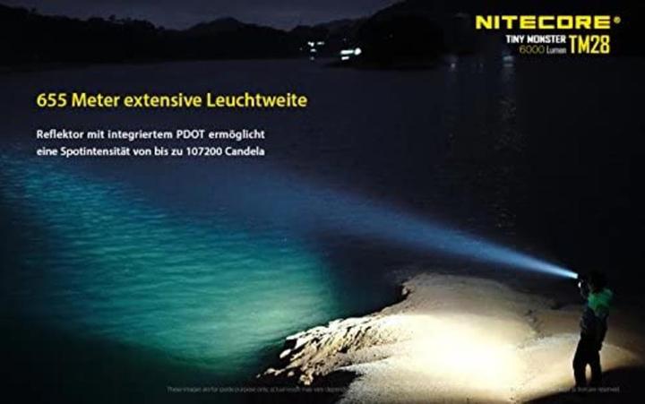 Actual product image Nitecore TM28 - 6000 lumen (14.20 cm, 6000 lm)