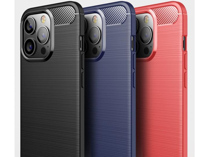 Produktbild Screenguard Carbon Brushed Soft TPU Case (Apple iPhone 13 Pro Max)