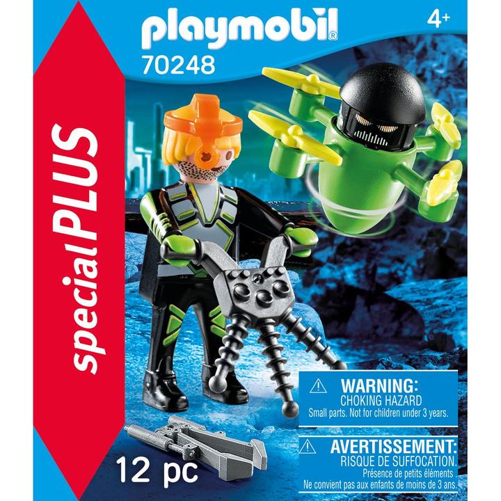 Produktbild Playmobil Agent mit Drohne (70248, Playmobil Special Plus)