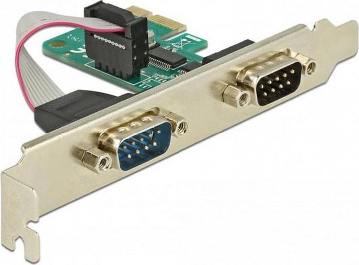 Actual product image Delock 89918 PCI Express Card 2x Serial