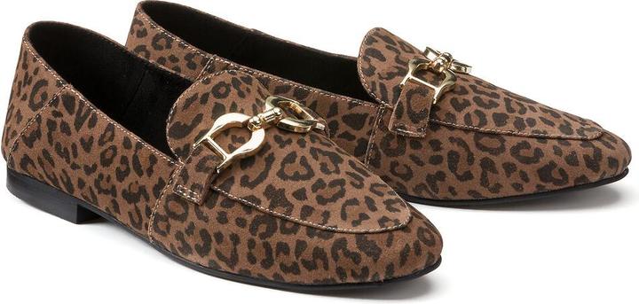 Immagine prodotto La Redoute Collections Mocassino in pelle con stampa leo (38)