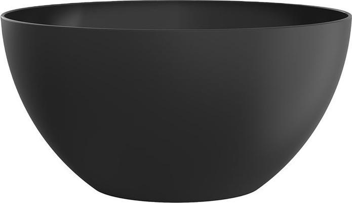 Rotho Schüssel 23 cm, 3 l ECO CARUBA - Holzkohle schwarz gedeckt (3 l)