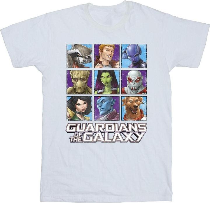 Produktbild Guardians of the Galaxy Character Squares TShirt (3XL)