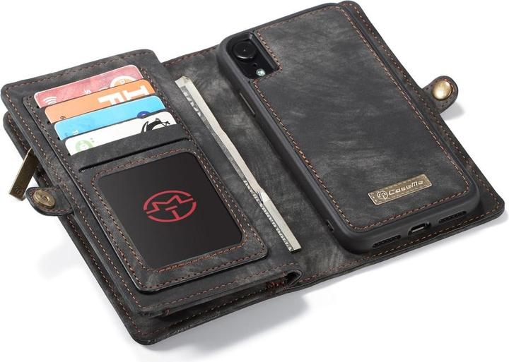 Productafbeelding Caseme Apple iPhone XR Echt Leren Portemonnee Kaart Hoesje (Apple iPhone XR)
