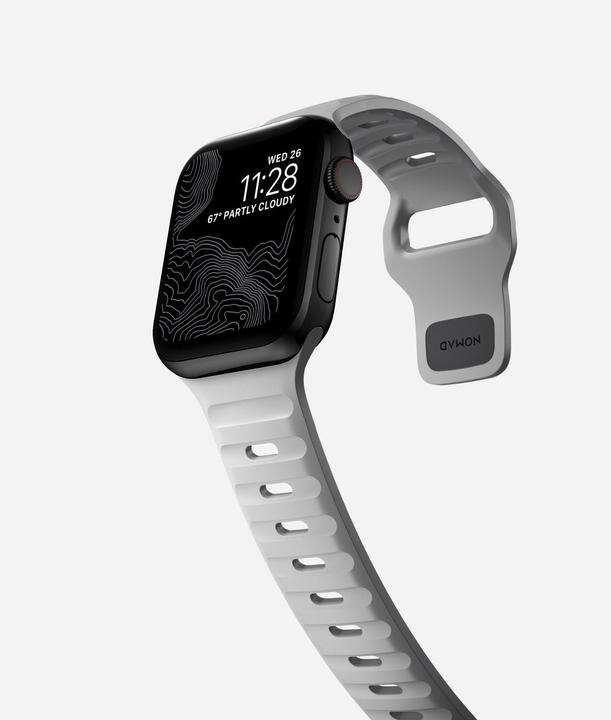 Actual product image Nomad Sport Strap V2 40mm/38mm Lunar Gray (40 mm, Plastic)