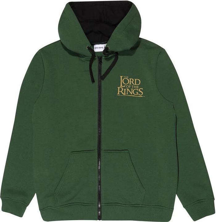 Immagine prodotto Lord of the rings Felpa con Cappuccio e Zip Intera Adulto Unisex (M)