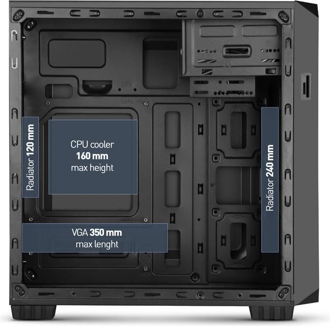 Image du produit Nox Xtreme Mini tour Coolbay MX2 (mATX)