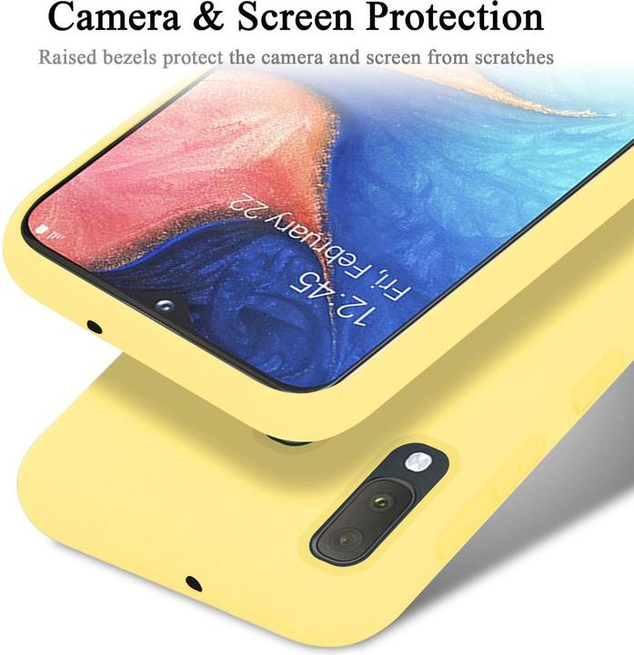 Immagine prodotto Cadorabo Copertura della cassa del silicone liquido TPU (Samsung Galaxy A20e)