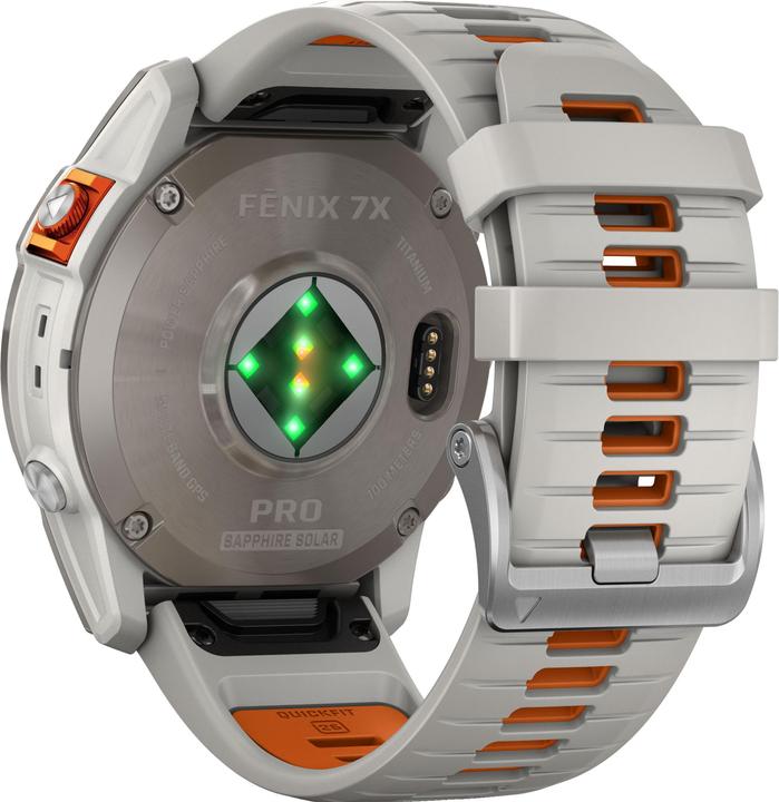 Image du produit Garmin Fenix 7 X PRO GPS Montre multisports, Sapphire Solar Edition, gris (51 mm)