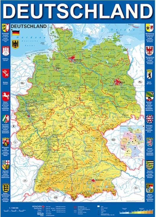 Actual product image Schmidt Spiele Map of Germany (1000 pieces)