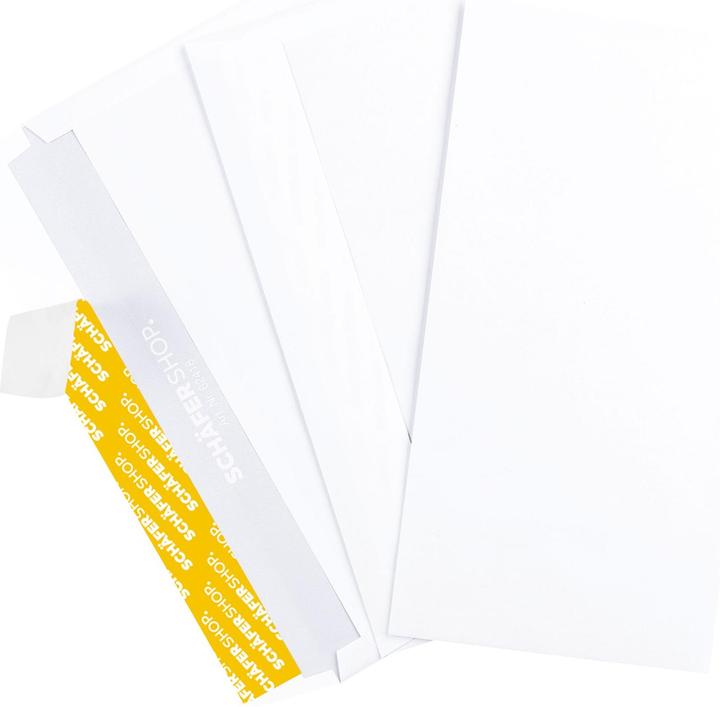Actual product image Schäfer Shop Genius envelopes with adhesive from SHOP, DIN long, 1000 pcs. (DL, 1000 x)