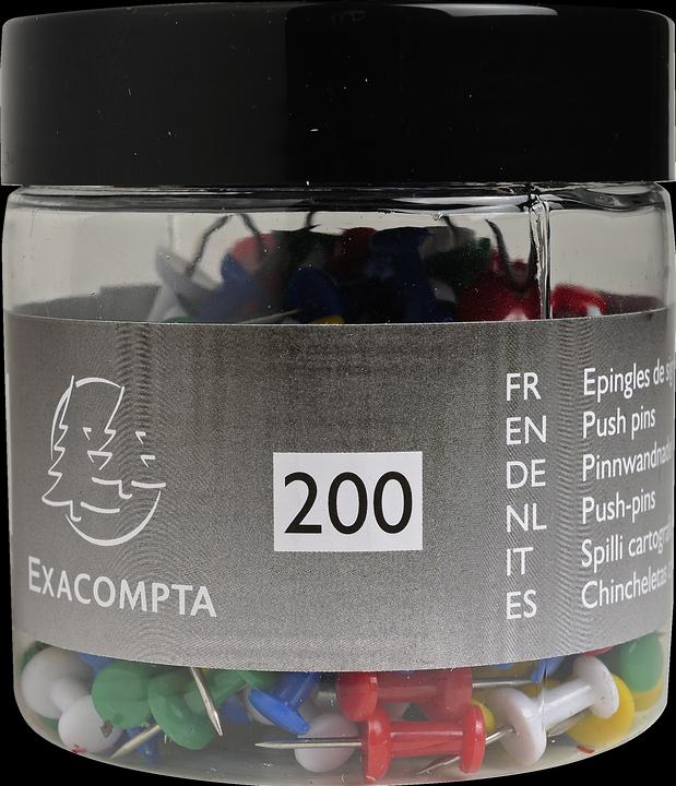 Exacompta Pinwandnadel Push Pins (200 x)