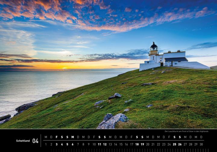Actual product image Scotland Premium Calendar 2026 (50 x 35 cm, Hardcover, German)