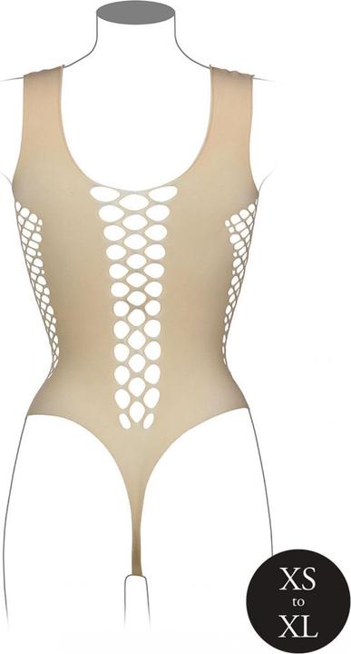 Produktbild Le Désir V-Neck Teddy with Opaque Panels - One Size (One Size)