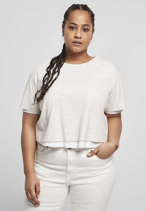 Image du produit Urban Classics Tee-shirt complet à double épaisseur pour femmes (M)