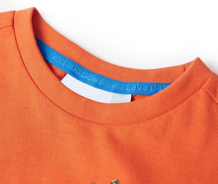 Actual product image VidaXL Children's T-shirt light orange 116,Material: 100 (116)