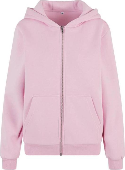 Build Your Brand Hoodie mit durchgehendem Reissverschluss