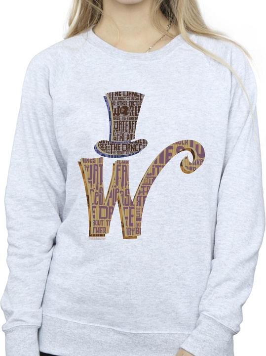 Immagine prodotto Willy Wonka & the Chocolate Factory W Logo Hat Felpa Donna (S)