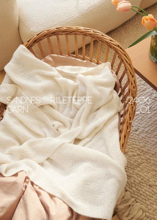 Produktbild Sandnes Garn Anleitungsheft 2406 Baby Tepper Einzelanleitung 2406 Nr. 1 - Rillendecke- Englisch