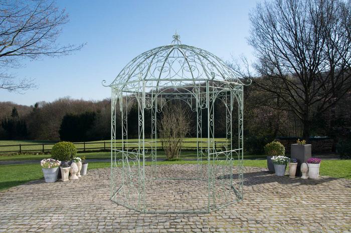 Actual product image Swisshandel24 Pavilion Leila, antique green (285 cm, 285 cm)