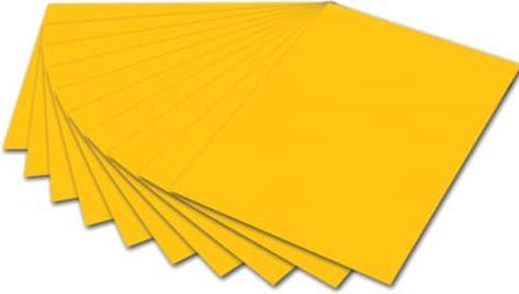 Actual product image Folia Clay paper golden yellow 130g/m2 (1 x)