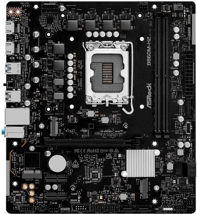 Produktbild AsRock MB Intel 1851 B860M-H2 (LGA 1851, Intel B860, mATX)