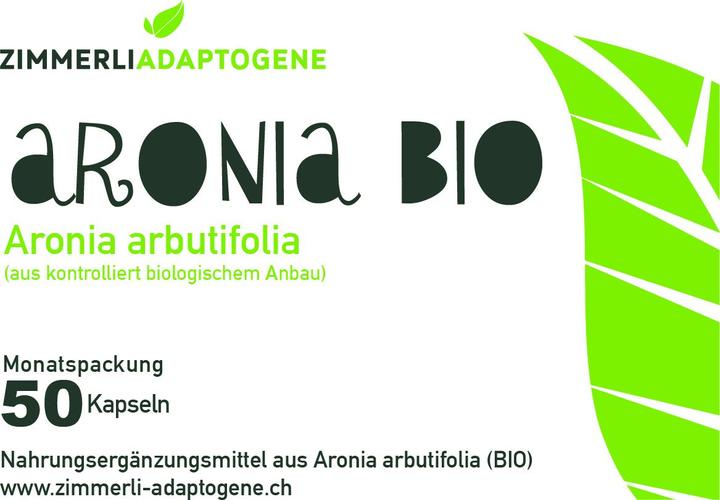 Immagine prodotto Zimmerli Adaptogene Aronia Capsule (BIO) 50 Capsule (1 Pezzo/i, Pillole, 25 g)