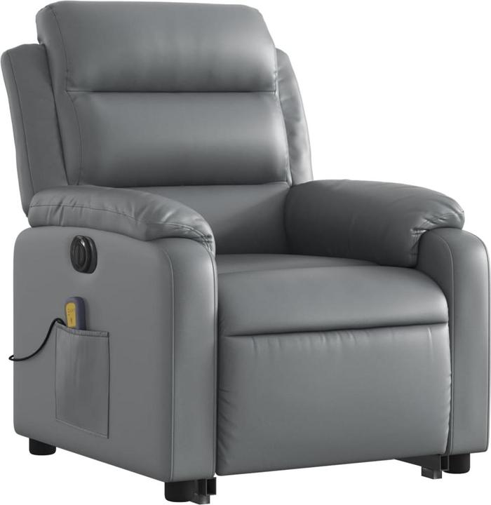 VidaXL Massagesessel mit Aufstehhilfe Elektrisch Kunstleder