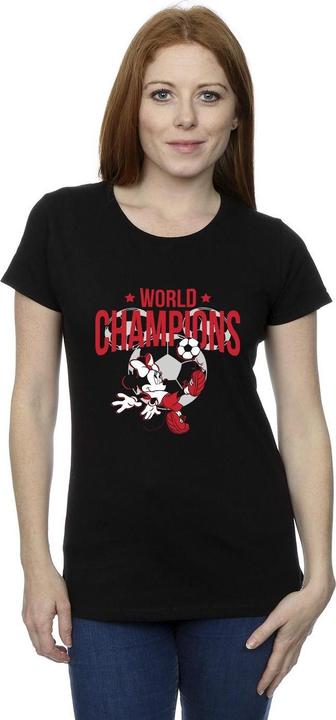 Immagine prodotto Disney Minnie Mouse World Champions Maglietta Donna (XXL)