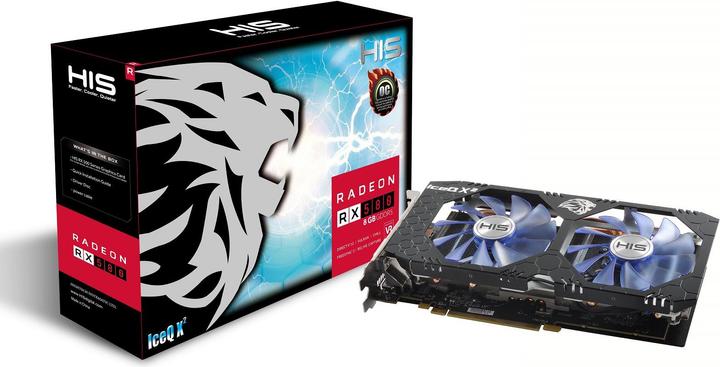 Actual product image HIS RX 580 IceQ X2 OC (8 GB)
