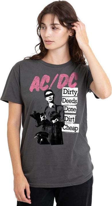 Actual product image AC/DC Unisex Adult Dirty Deeds T-Shirt (S)
